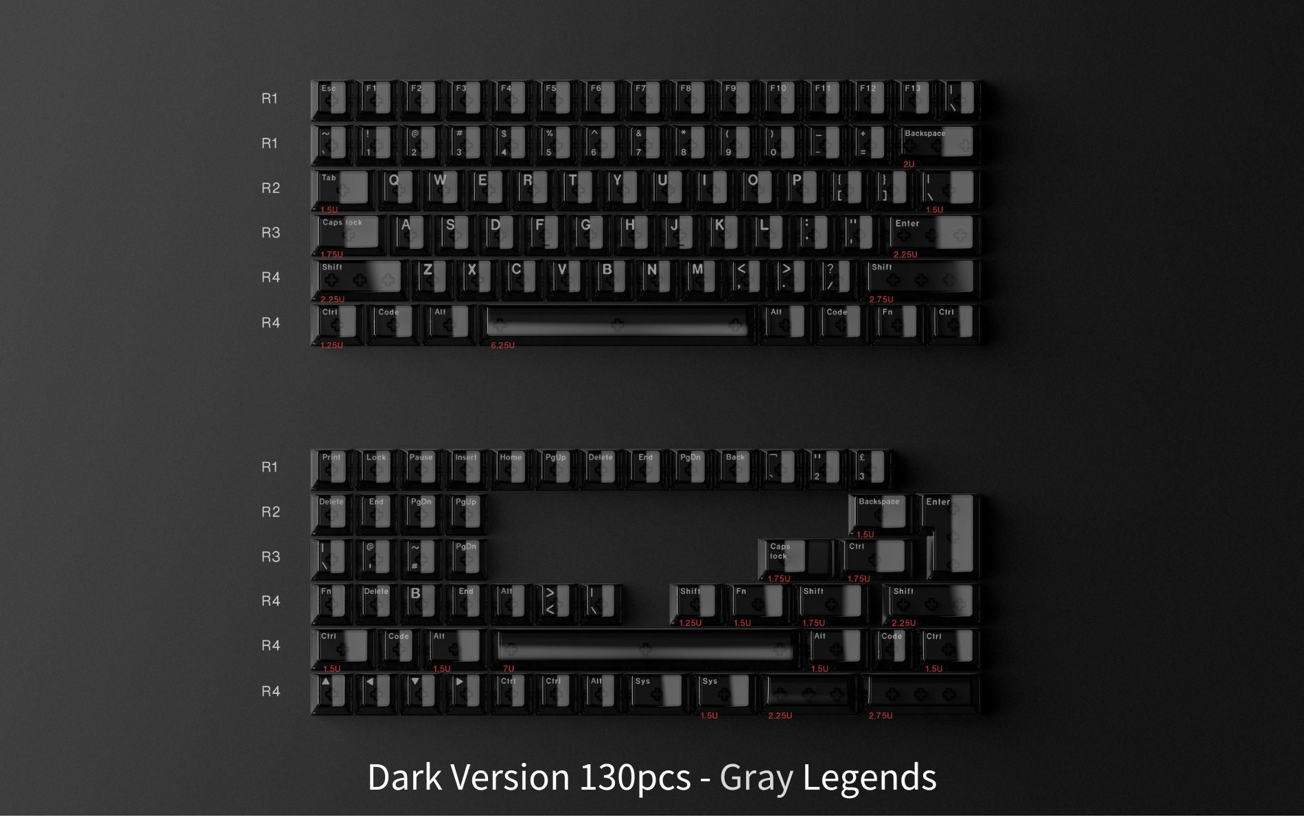 Angry Miao Glacier Keycap Set - Angry Miao