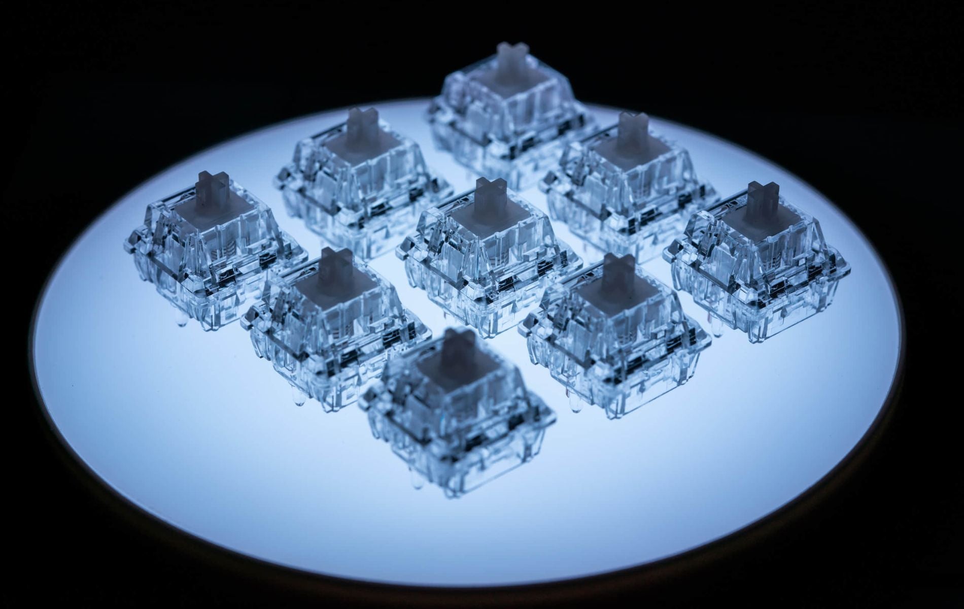 Icy Silver Pro V2 Switches (90pcs) - Angry Miao