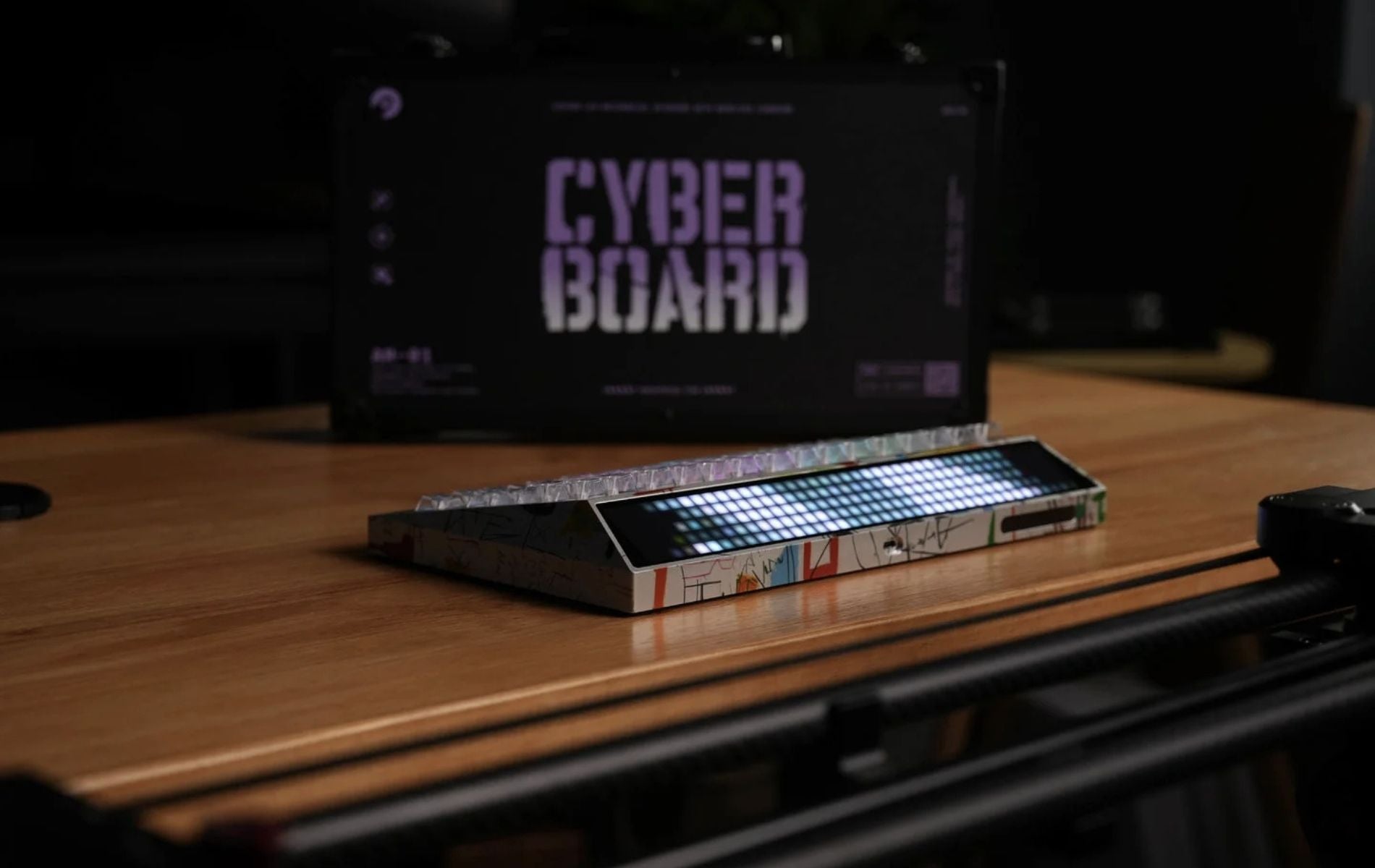 CYBERBOARD R4 Graffiti (multi-color anodizing) - Angry Miao
