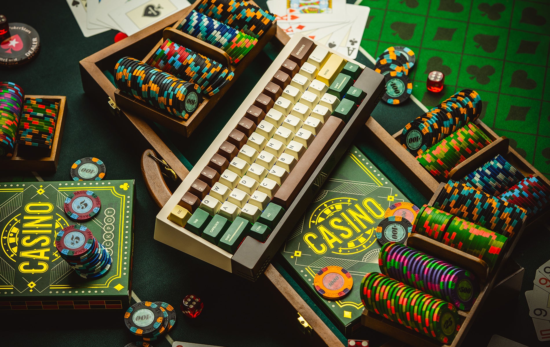 AM Compact Touch R2 Casino Bundle + TAC-P1 V2 Donut Numpad Combo - Angry Miao