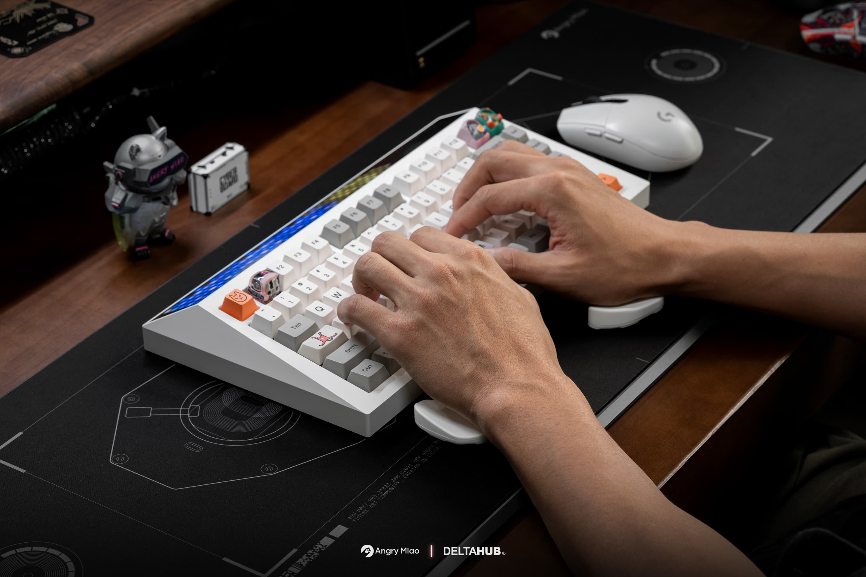 Angry Miao x DeltaHub - Carpio 2.0 AM Edition Ergonomic Wrist Rest - Angry Miao