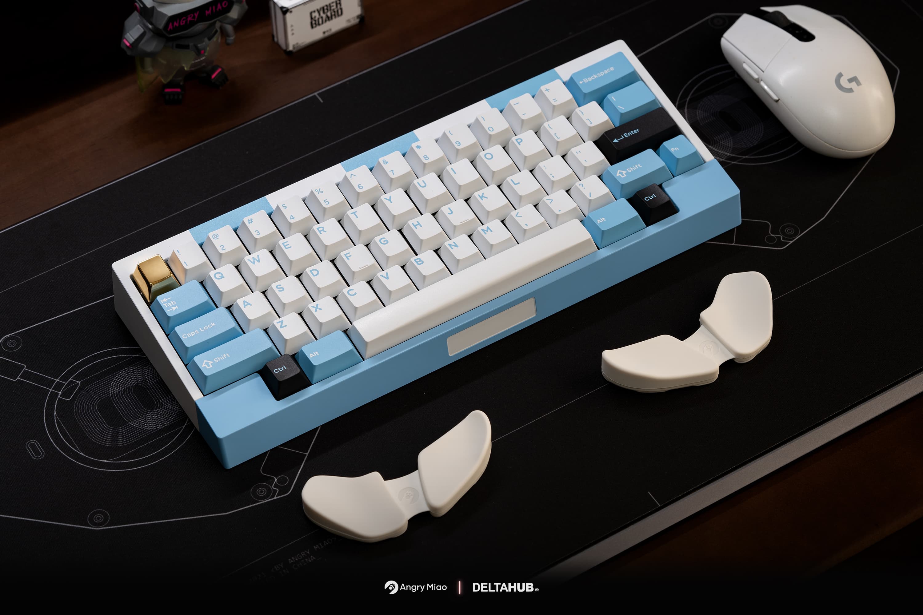 Angry Miao x DeltaHub - Carpio 2.0 AM Edition Ergonomic Wrist Rest - Angry Miao