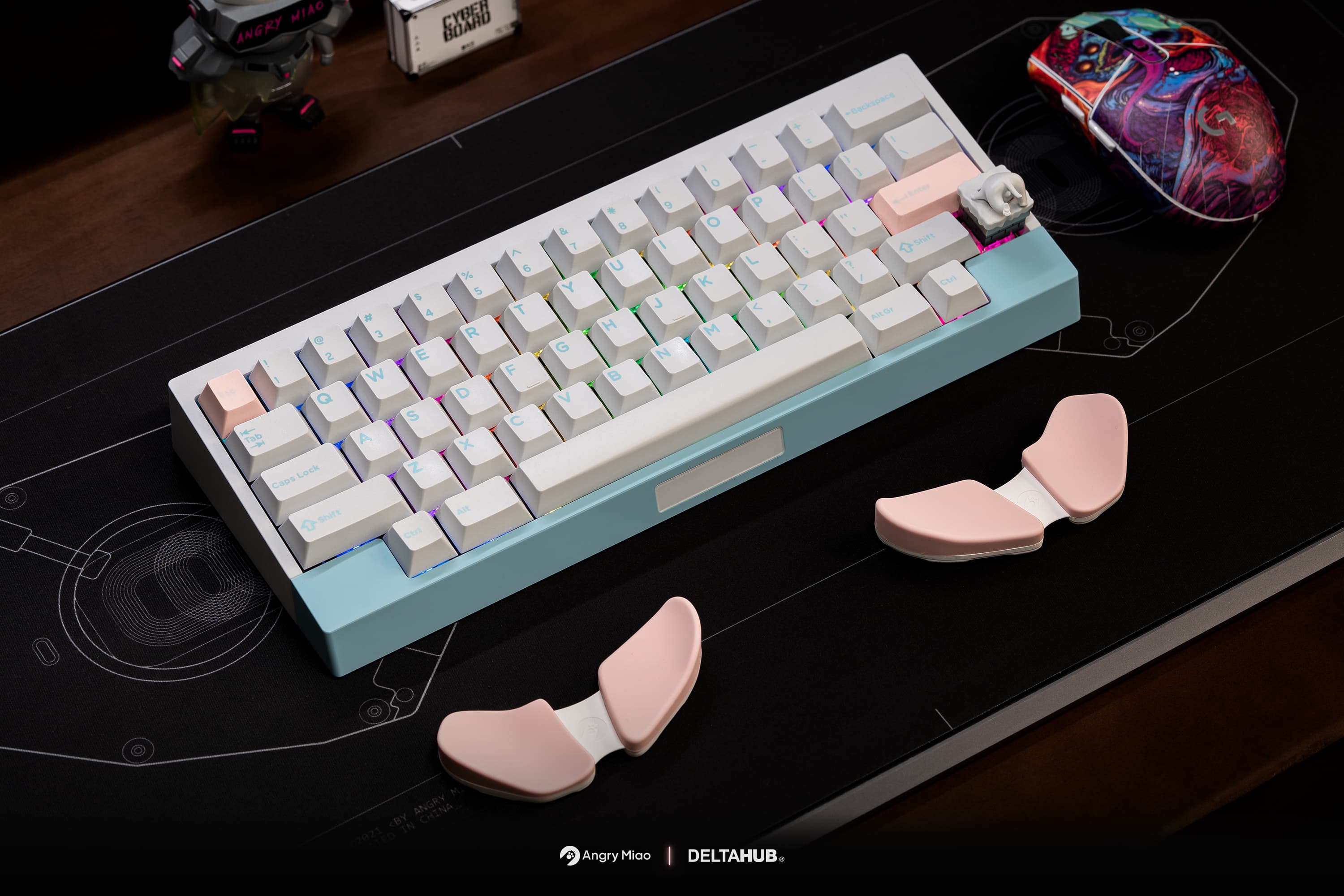 Angry Miao x DeltaHub - Carpio 2.0 AM Edition Ergonomic Wrist Rest - Angry Miao