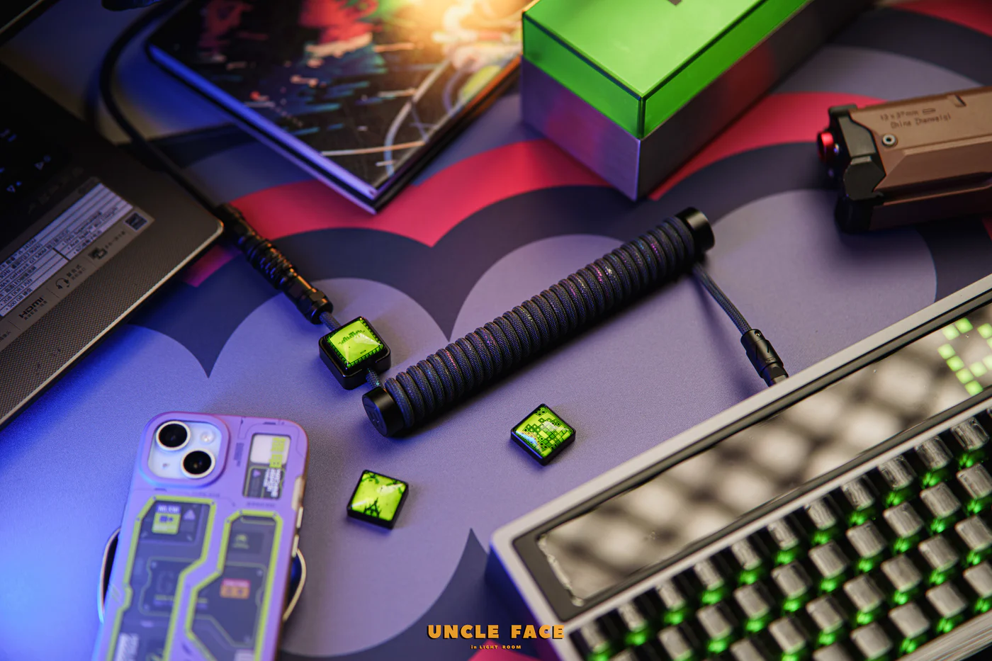 WINSHOP Coiled Aviator Cable for AM RGB 65 - Angry Miao