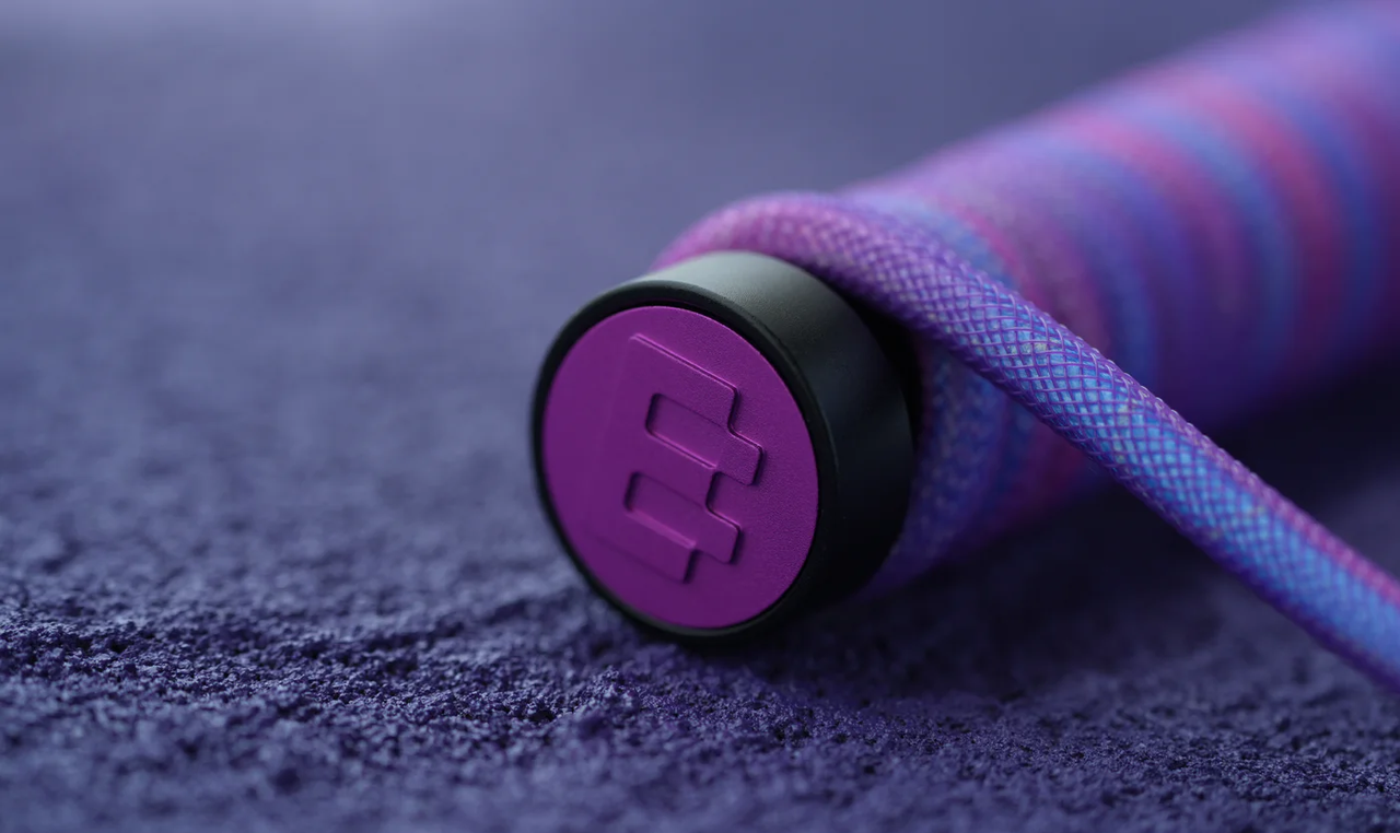 AM RGB 65 Violet Fury + WINSHOP Coiled Aviator Cable Combo - Angry Miao