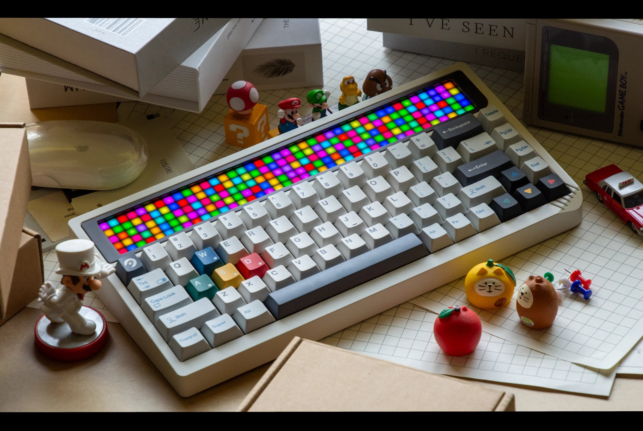 AM Retro GB Keycap Set - Gameboy Inspired - Angry Miao