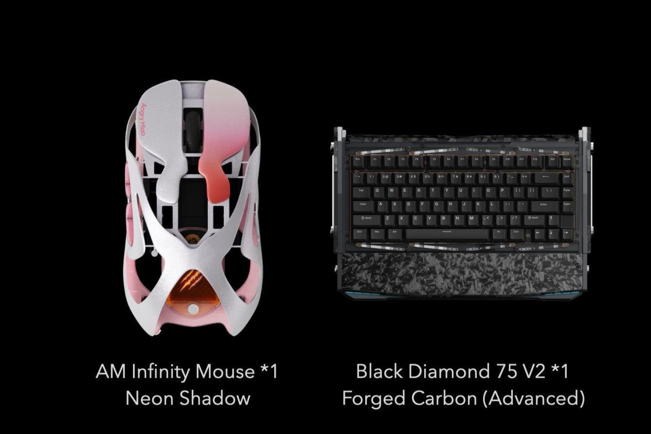 AM INFINITY MOUSE + Black Diamond 75 V2 - Angry Miao