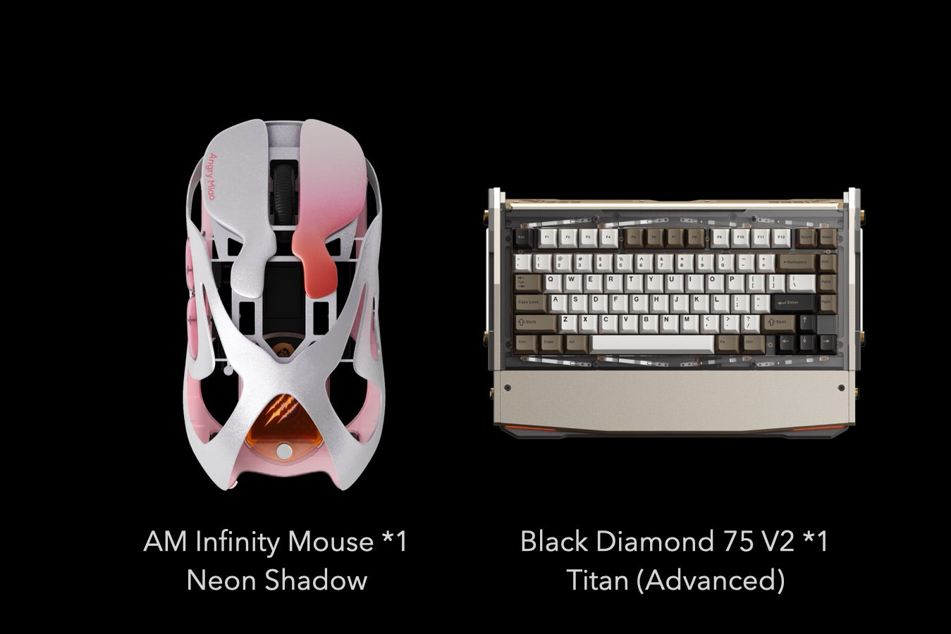 AM INFINITY MOUSE + Black Diamond 75 V2 - Angry Miao