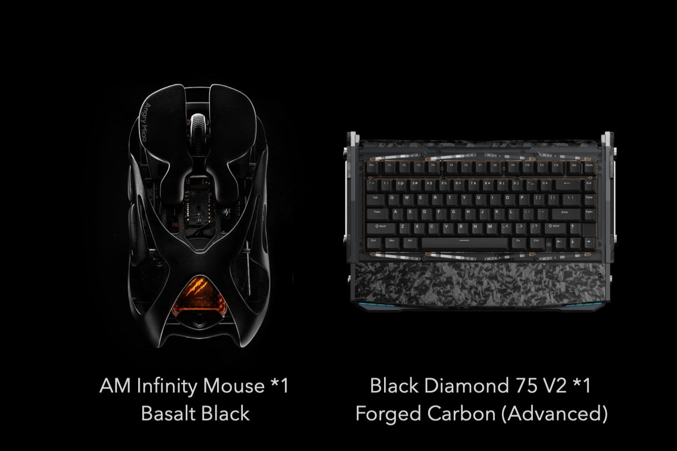 AM INFINITY MOUSE + Black Diamond 75 V2 - Angry Miao