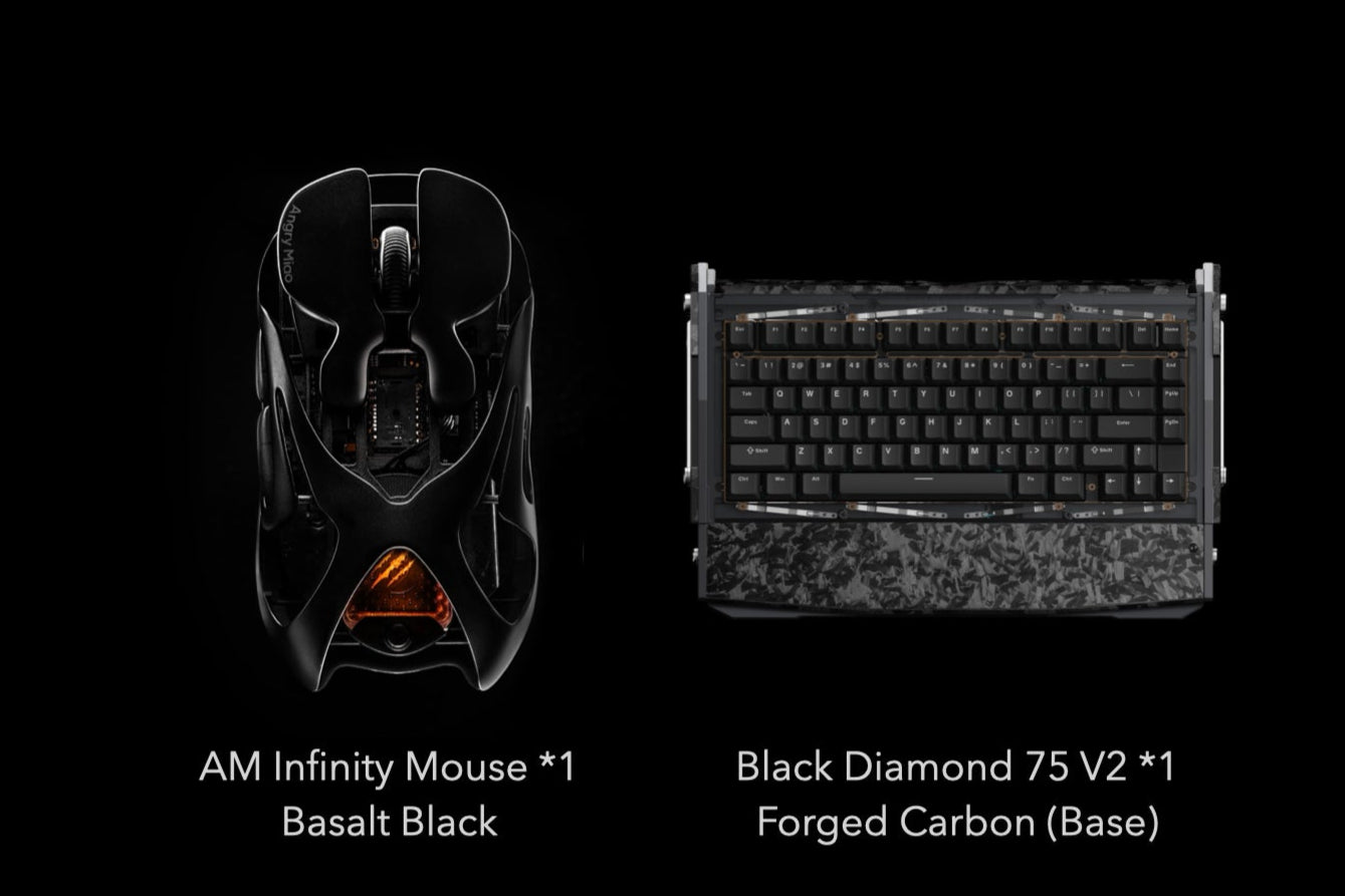 AM INFINITY MOUSE + Black Diamond 75 V2 - Angry Miao