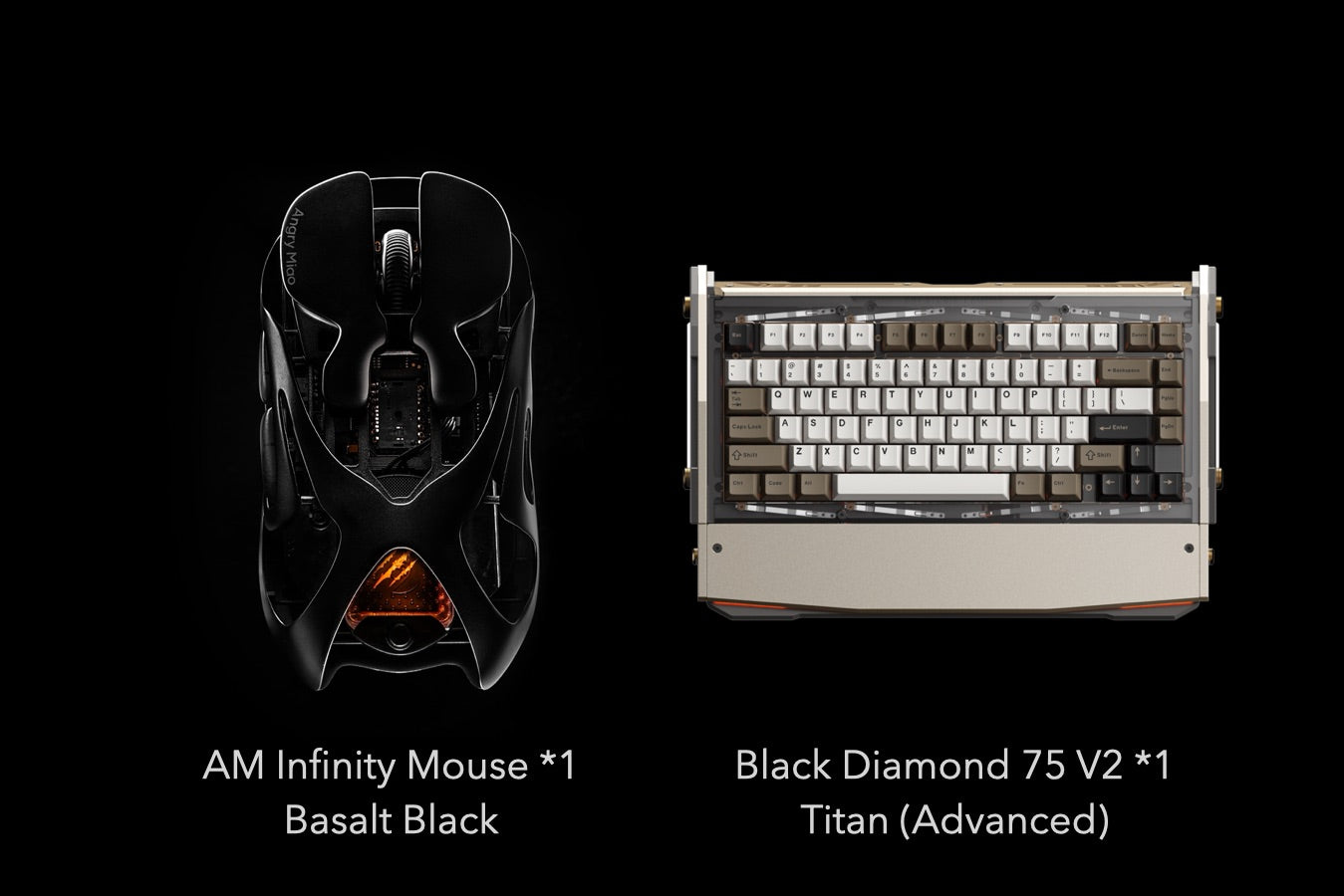 AM INFINITY MOUSE + Black Diamond 75 V2 - Angry Miao