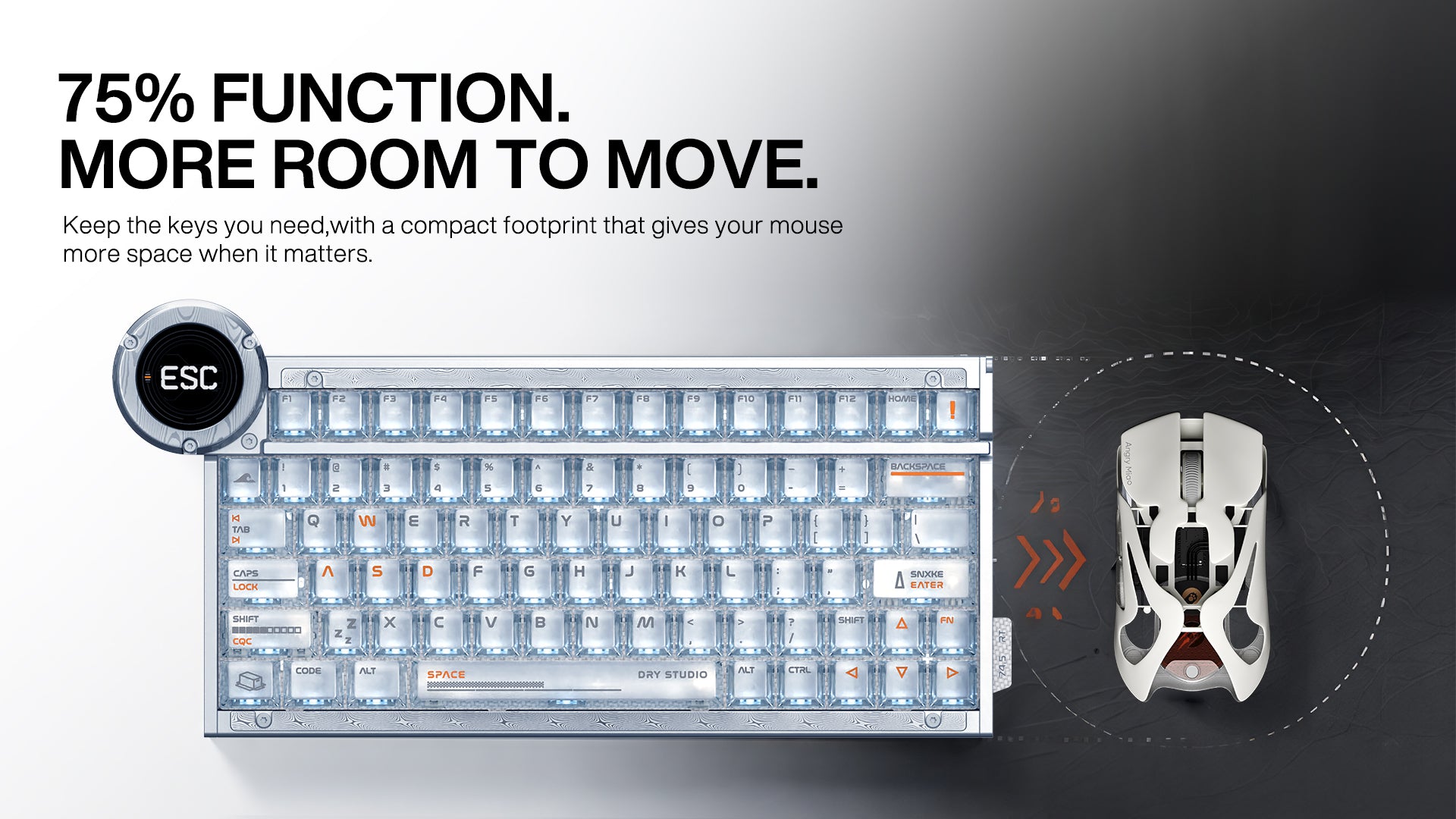 BATTLEYE 75 HE R2 75 percent layout room to move