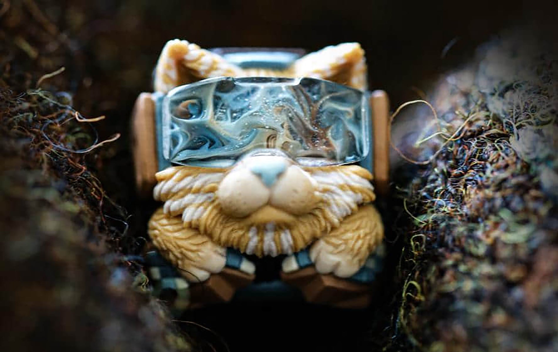 Artkey x AM COSMO KILLER Artisan Keycap - Angry Miao