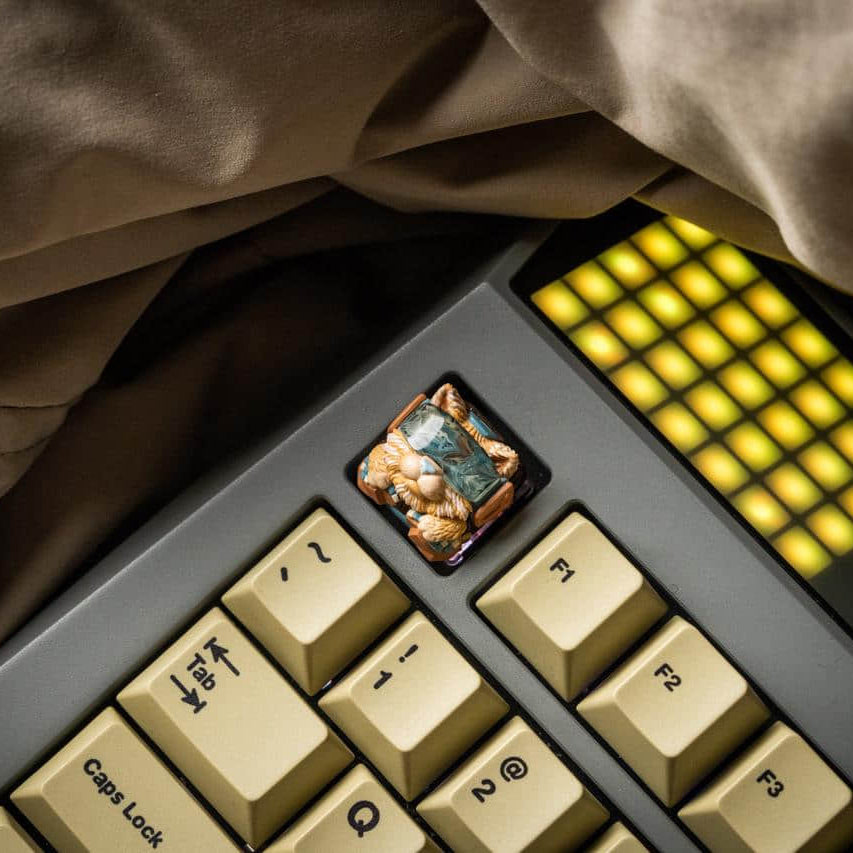 Artkey x AM COSMO KILLER Artisan Keycap - Angry Miao
