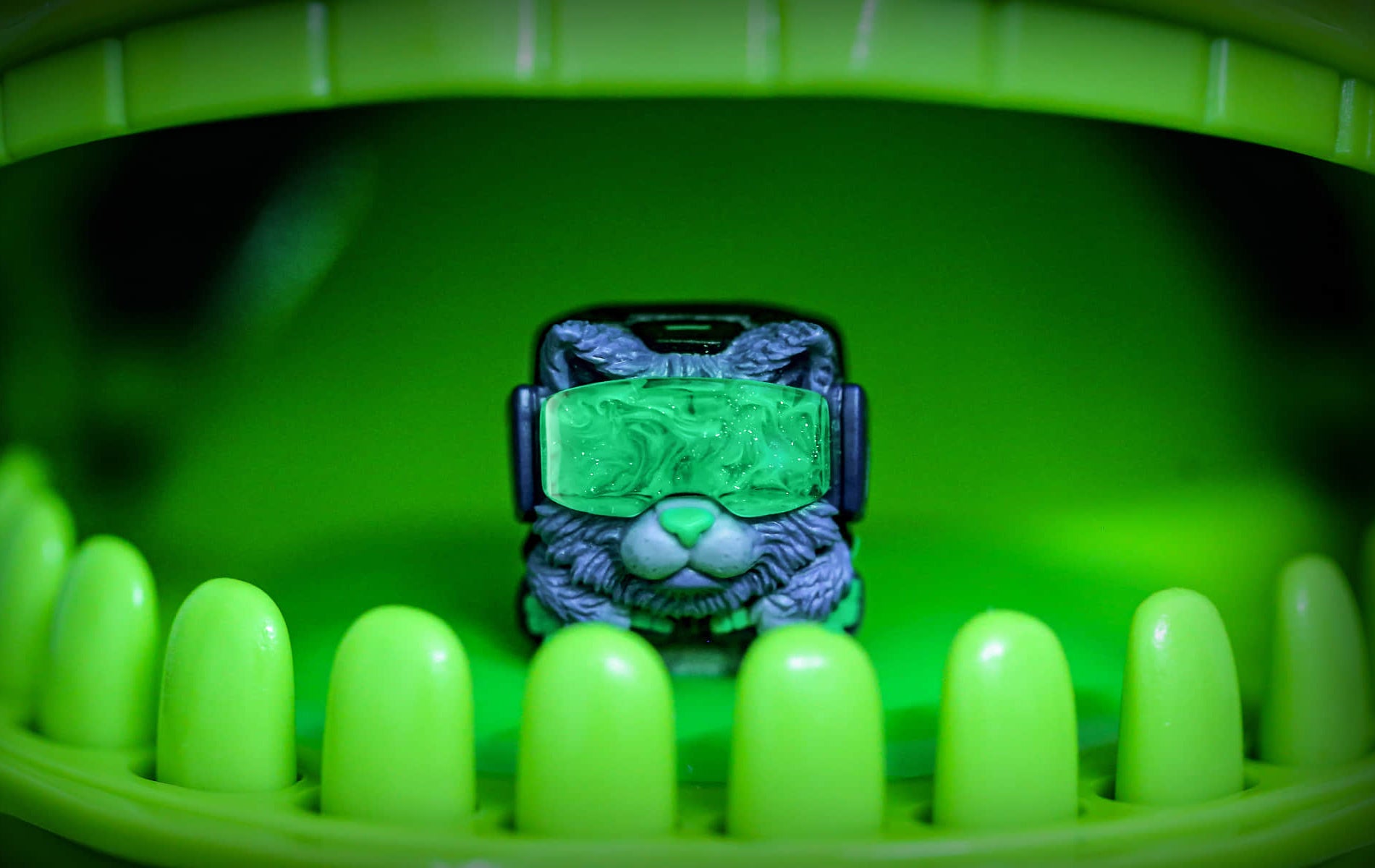 Artkey x AM COSMO KILLER Artisan Keycap - Angry Miao