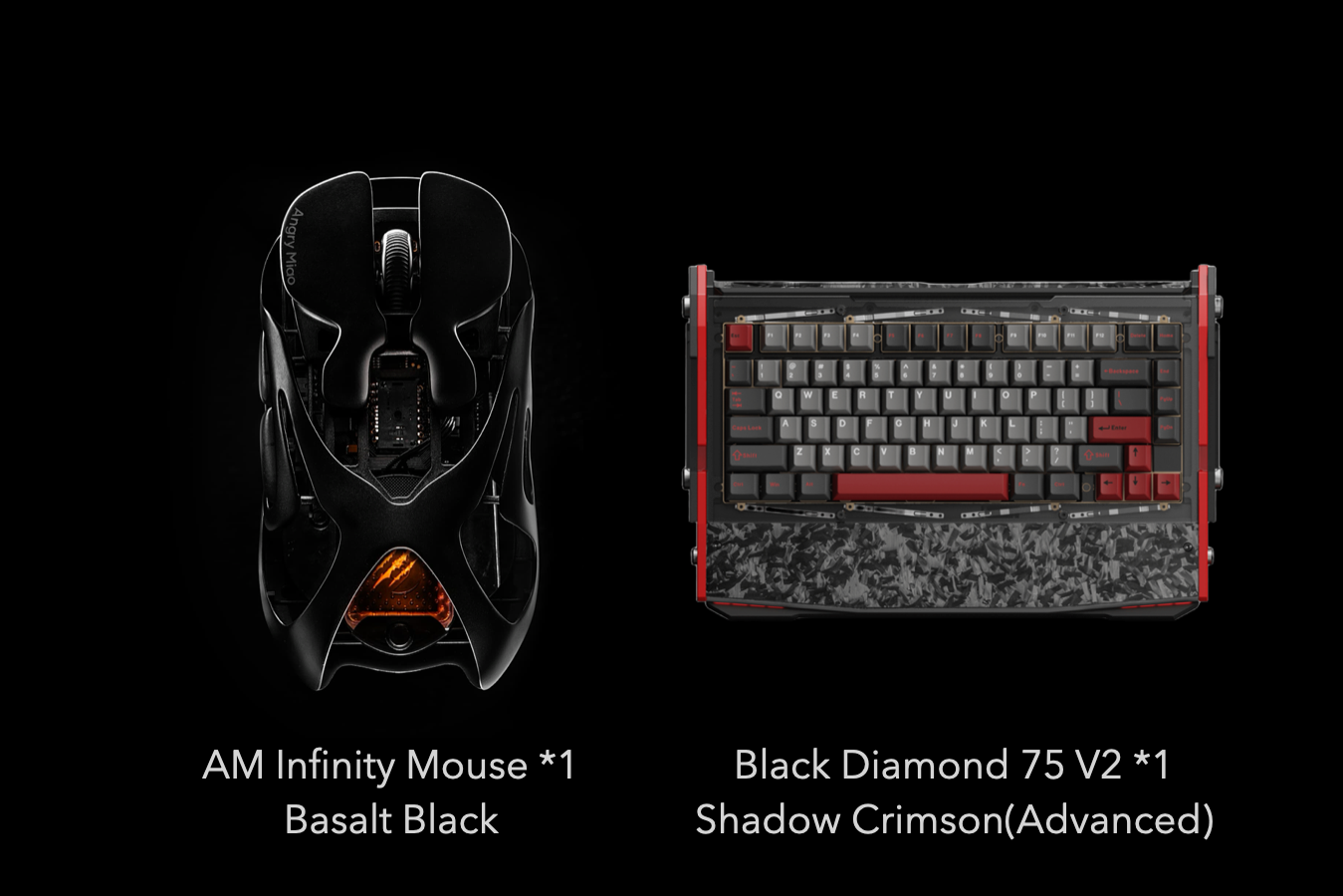 AM INFINITY MOUSE + Black Diamond 75 RT - Angry Miao