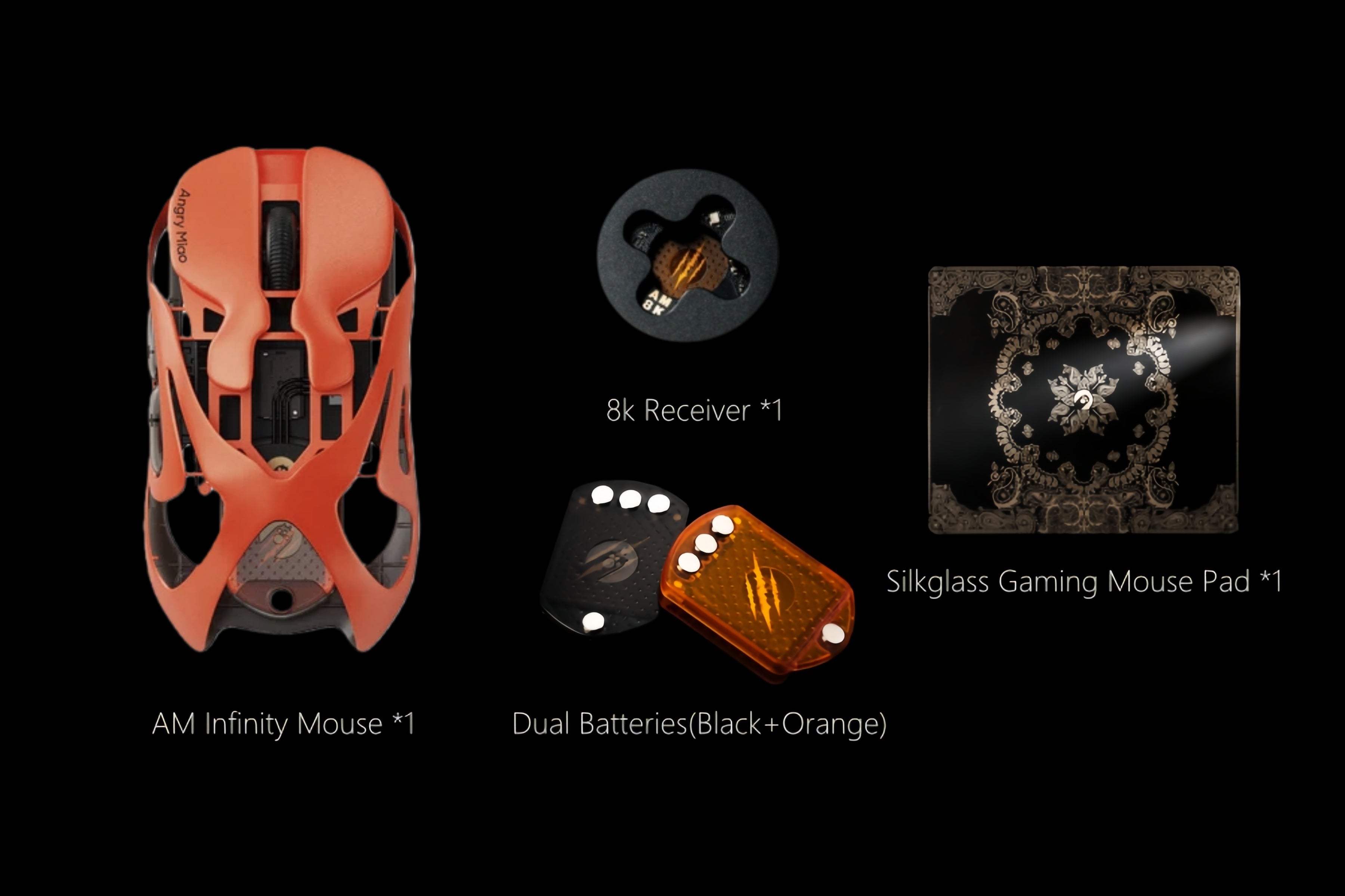 AM INFINITY MOUSE - Blaze Orange (Pre-sale)