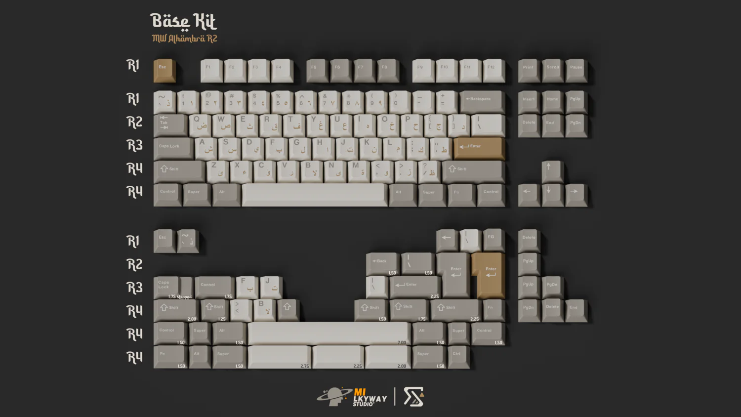 MW Alhambra Keycap Set