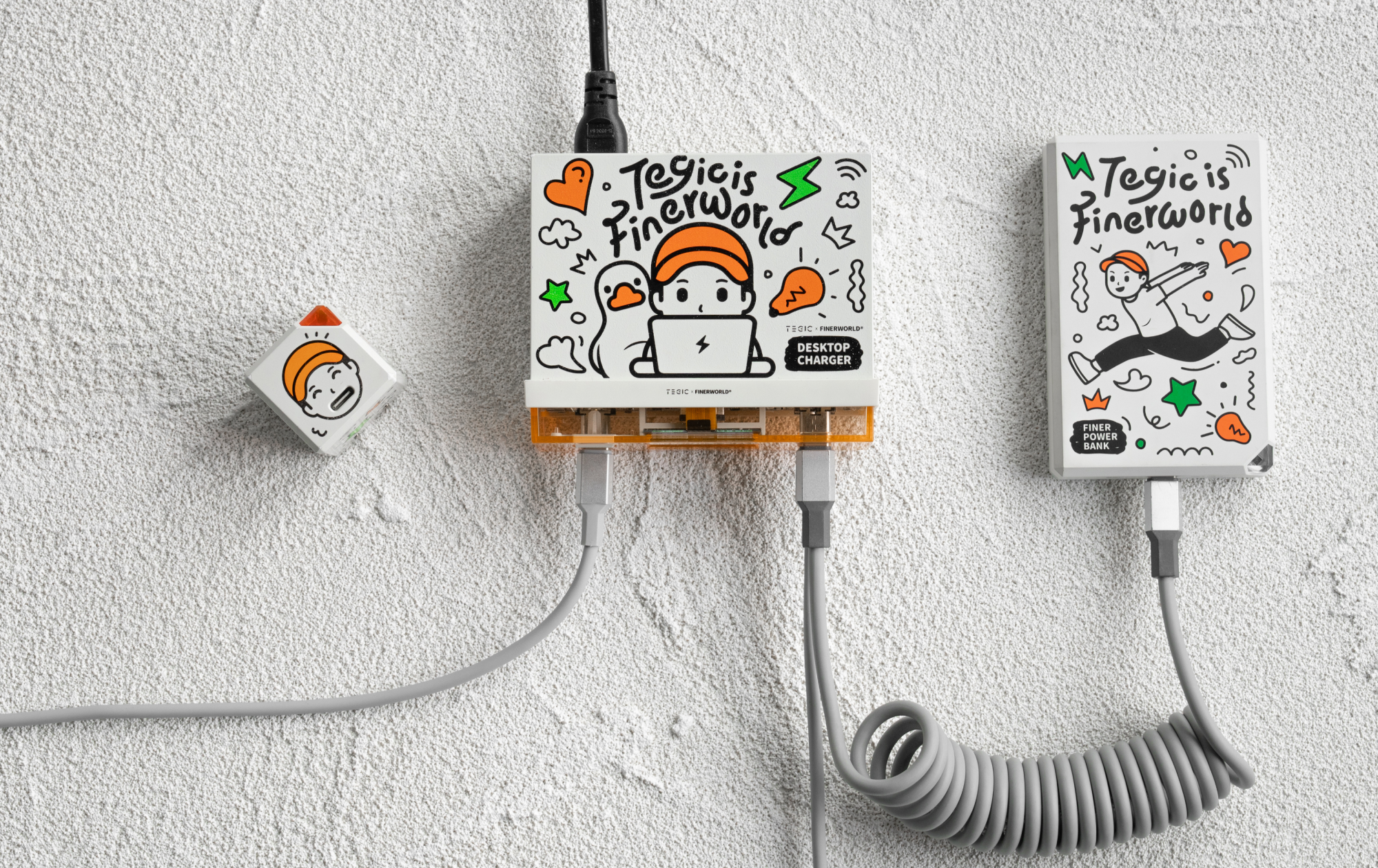 TEGIC QUICKBEE 4 Ports 130W Desktop Charging Station - Angry Miao