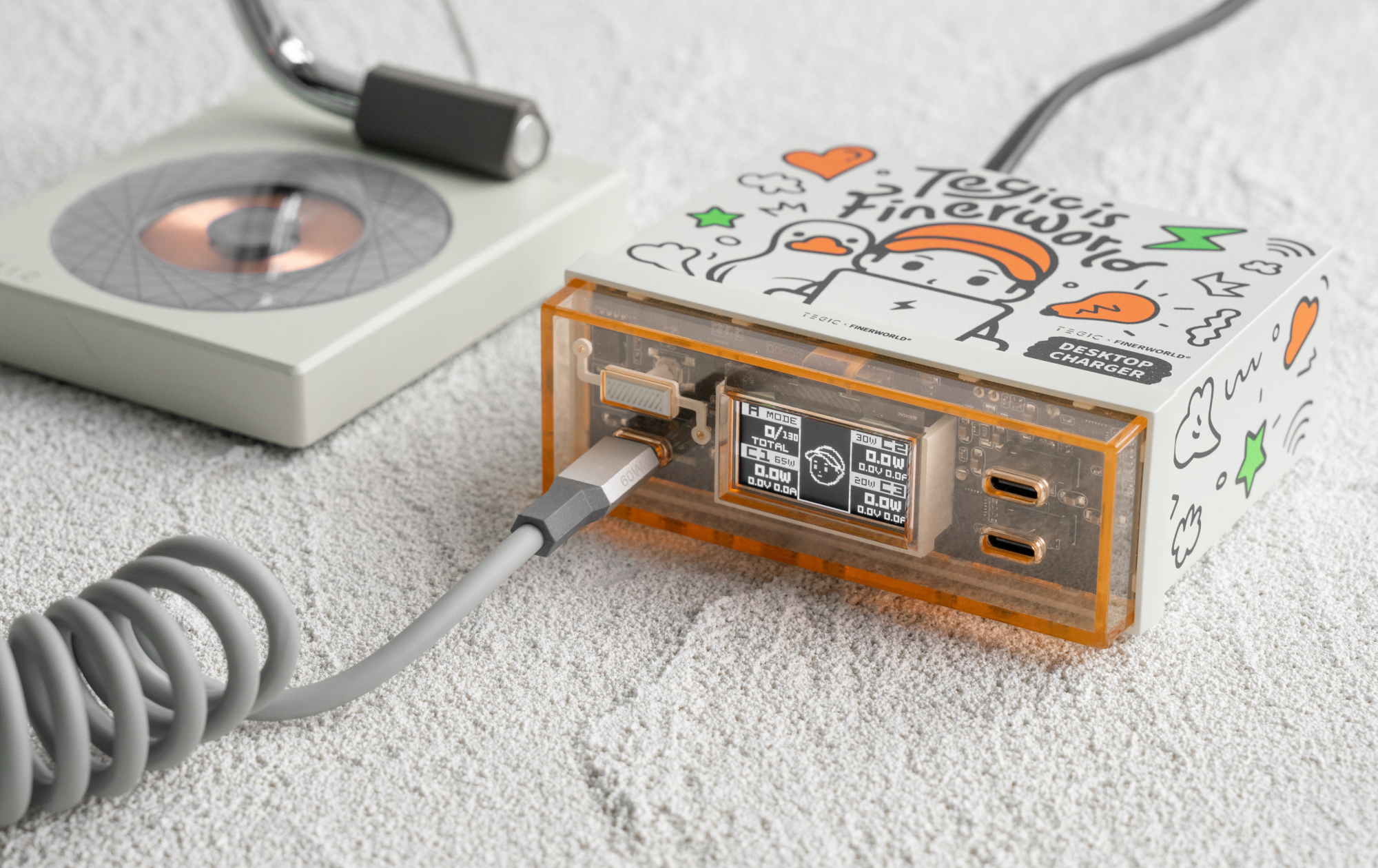 TEGIC QUICKBEE 4 Ports 130W Desktop Charging Station - Angry Miao