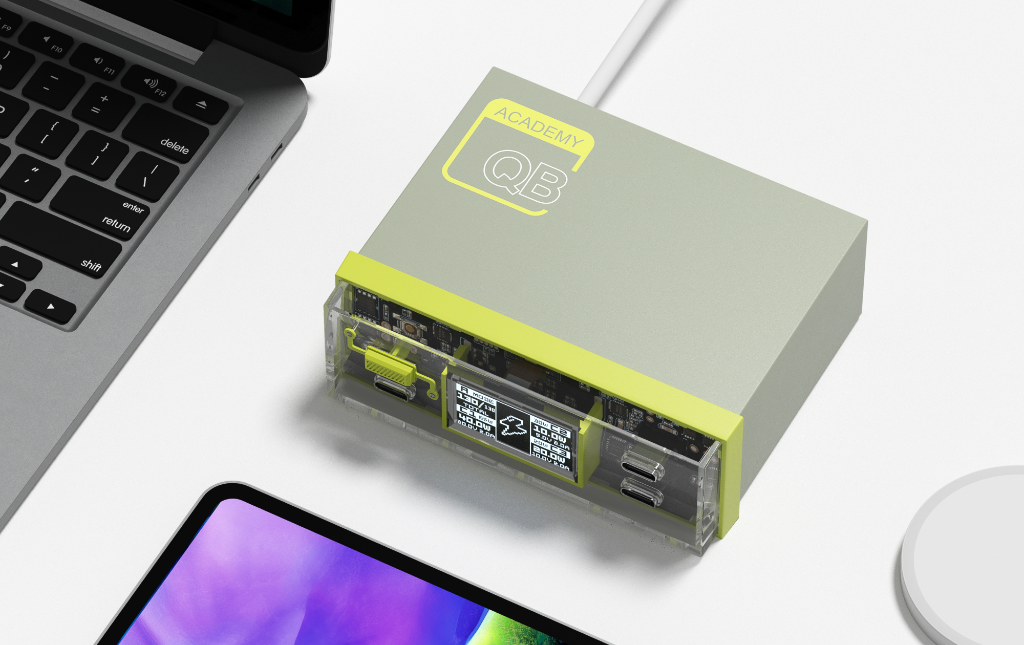 TEGIC QUICKBEE 4 Ports 130W Desktop Charging Station - Angry Miao