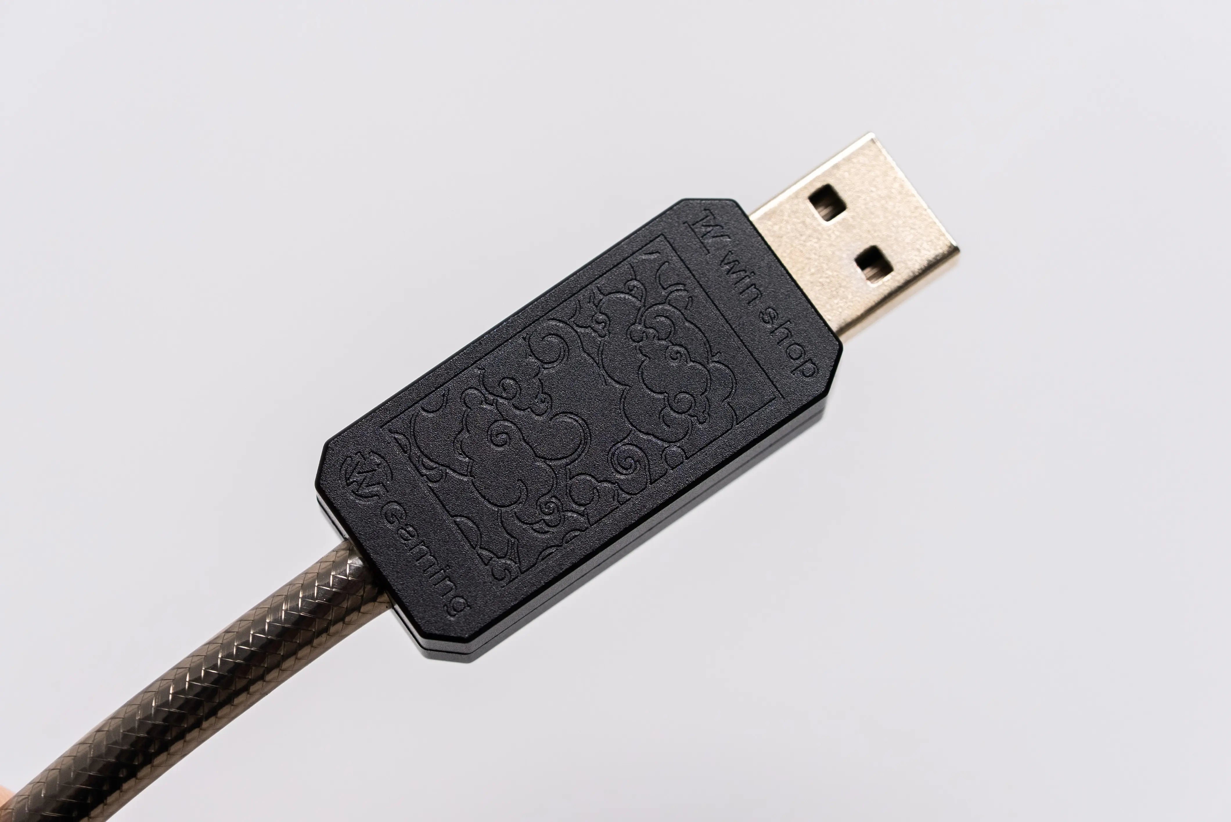 AM x WINSHOP Split Dual 8K Braided Metal + OCC Gaming Cable - Angry Miao