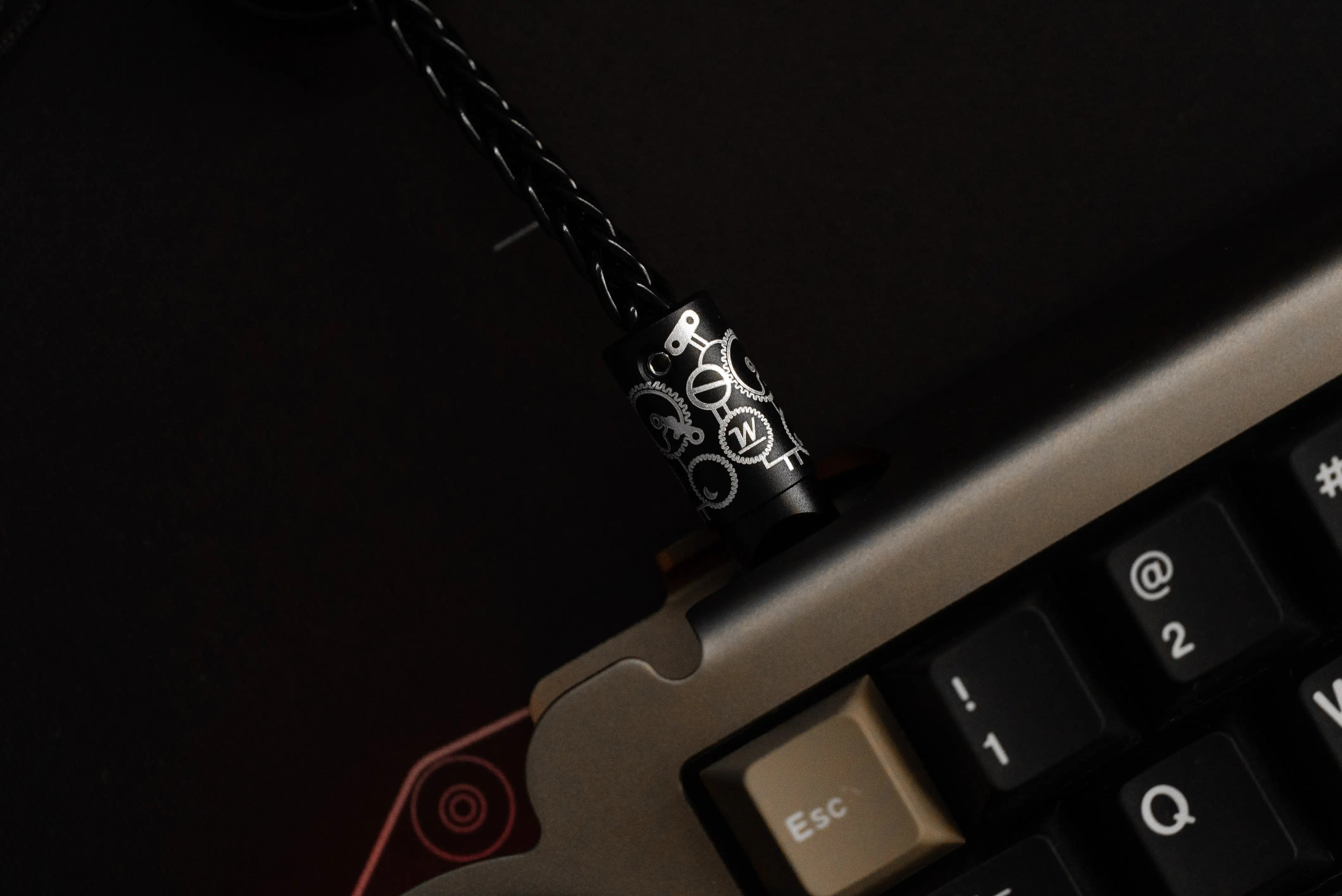 AM x WINSHOP Split Dual 8K Braided Metal + OCC Gaming Cable - Angry Miao