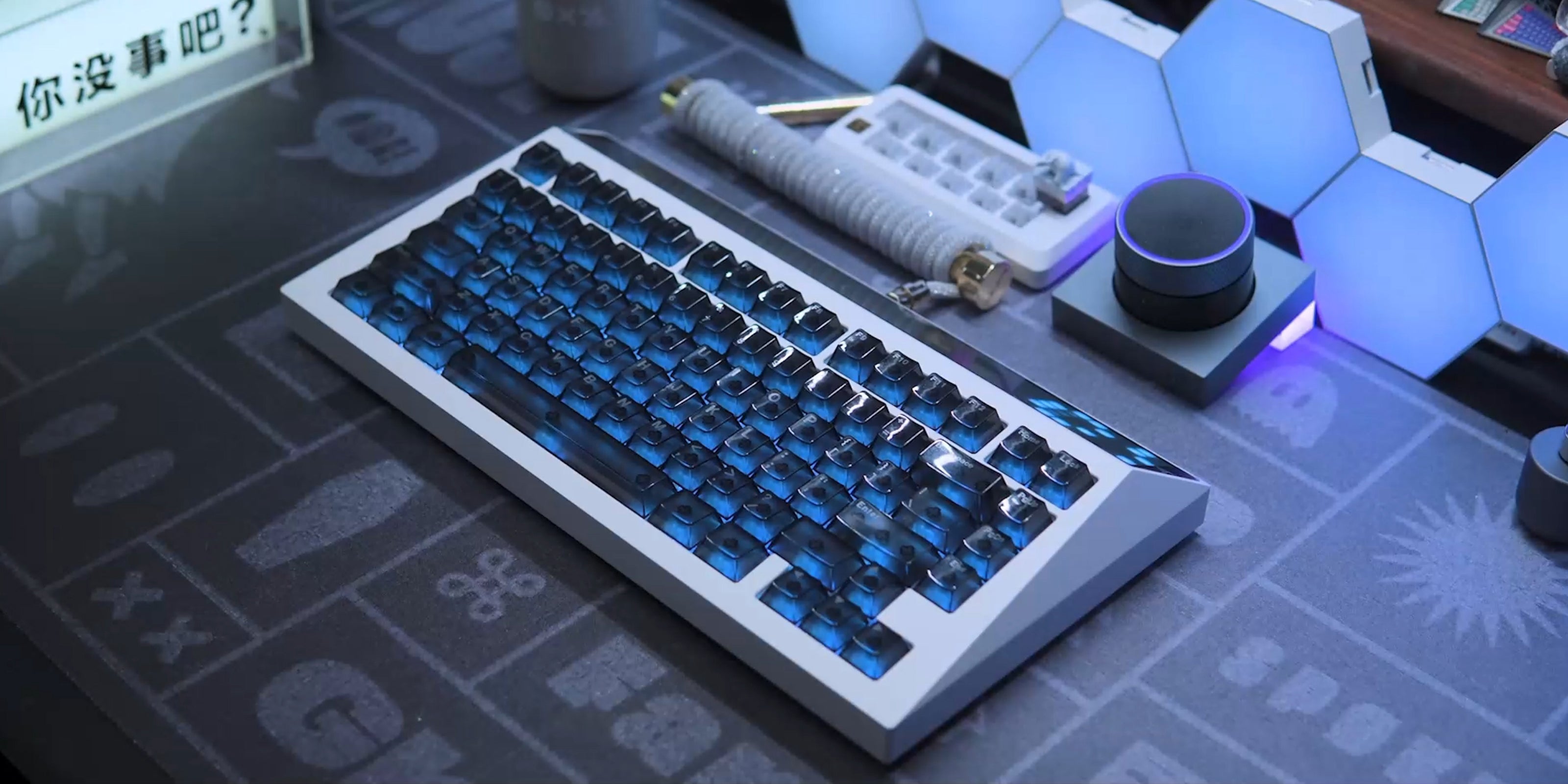 Angry Miao CYBERBOARD R4 RGB Icy Silver Pro Switch Mechanical Keyboard -  Cloud W