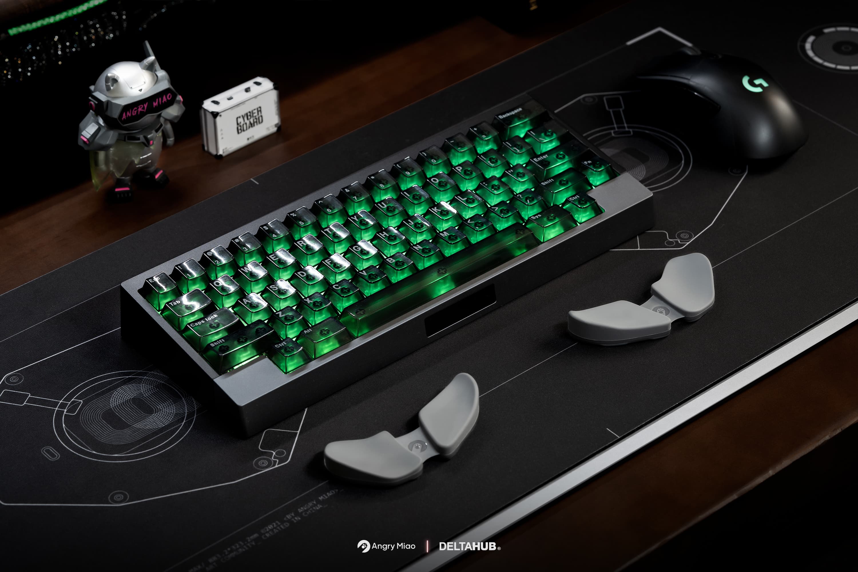 Angry Miao Hover リストレスト Hover Ergonomic Maglev Wrist Rest