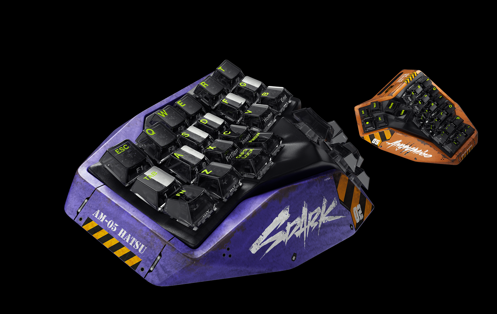 AngryMiao AM HATSU AM-05 ワイヤレスキーボード AngryMiao AM HATSU AM-05 ワイヤレスキーボード