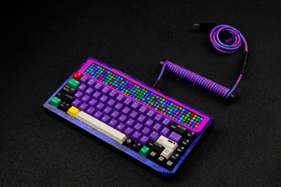 AM RGB 65 Violet Fury + WINSHOP Coiled Aviator Cable Combo - Angry Miao