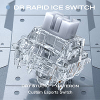 [DRY STUDIO x Gateron Custom Made] DR Rapid Ice Switch - Angry Miao