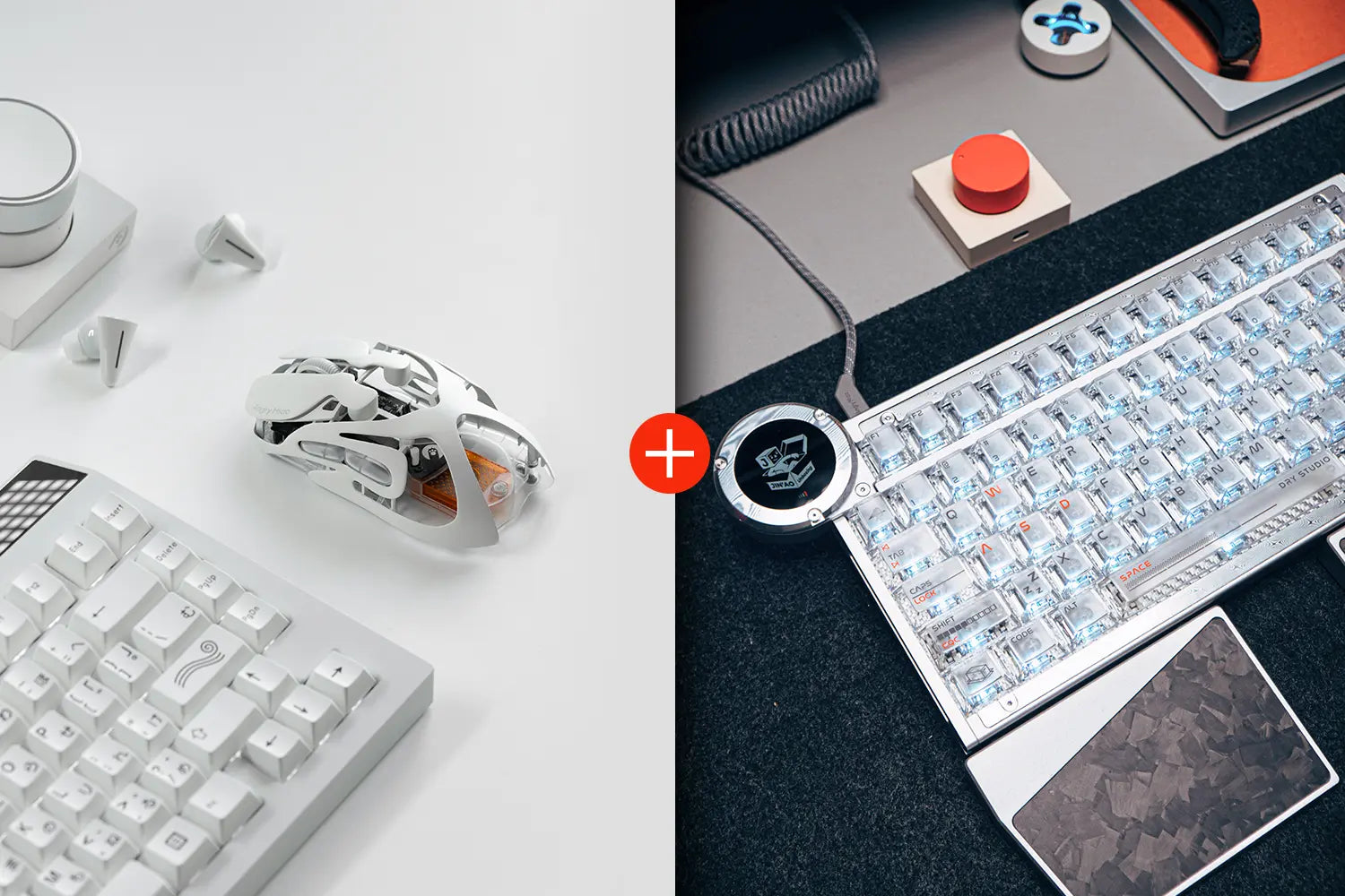 Battleye 75 HE R2 + AM INFINITY MOUSE - Cloud White