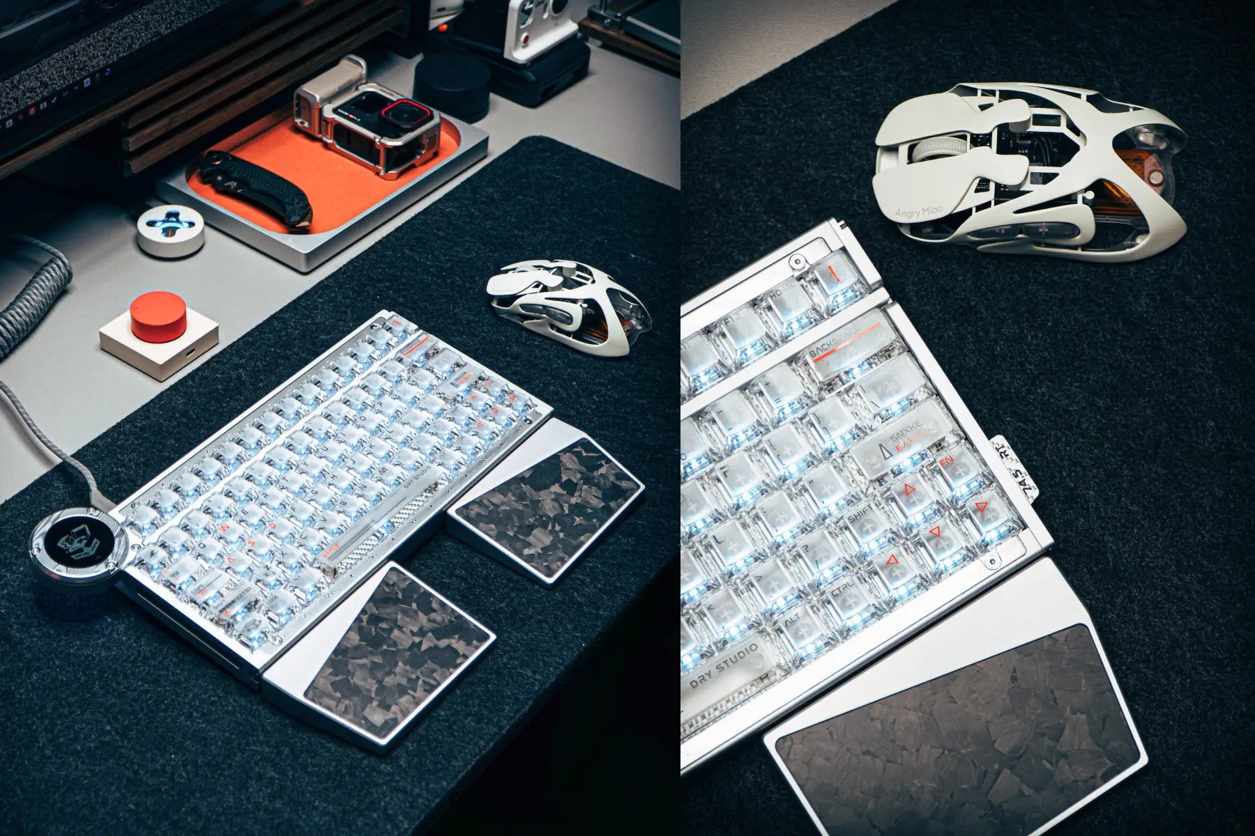Battleye 75 HE R2 + AM INFINITY MOUSE - Cloud White