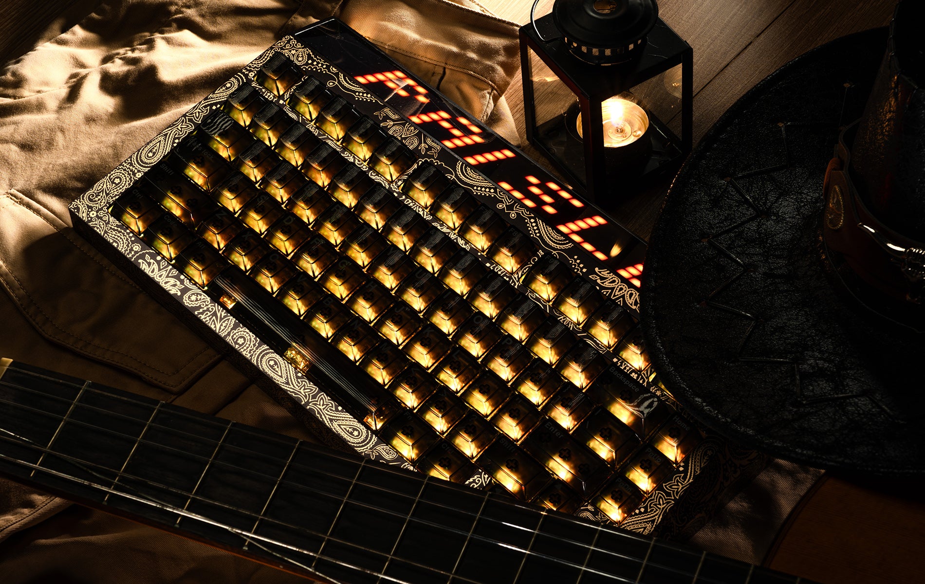 CYBERBOARD Novel Project - Gold Paisley Limited Edition