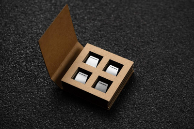 DISPACE TOUCH Graphite Gray Artisan Keycap - Angry Miao