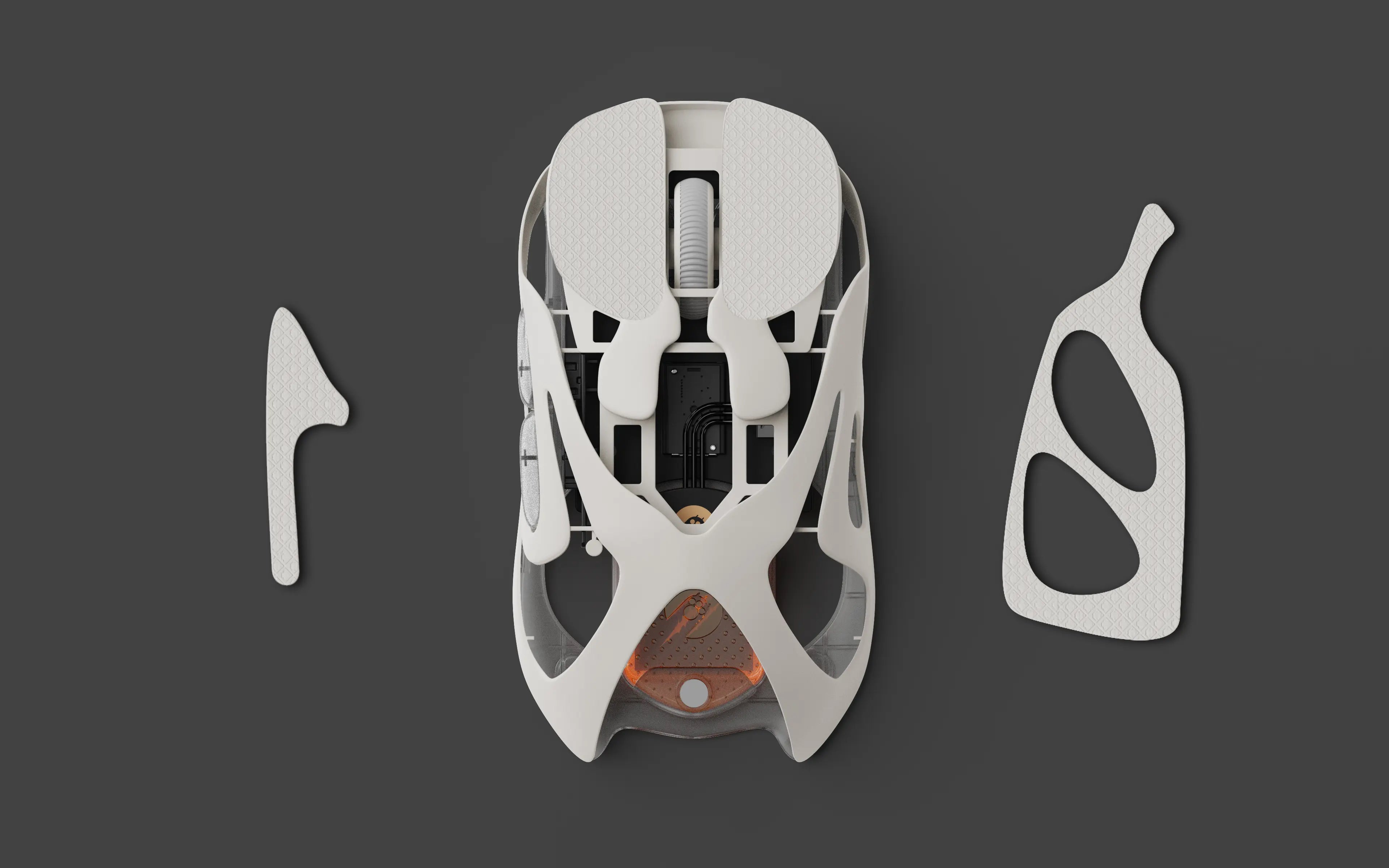 AM INFINITY MOUSE Replacement rubber foot + Anti-slip sticker