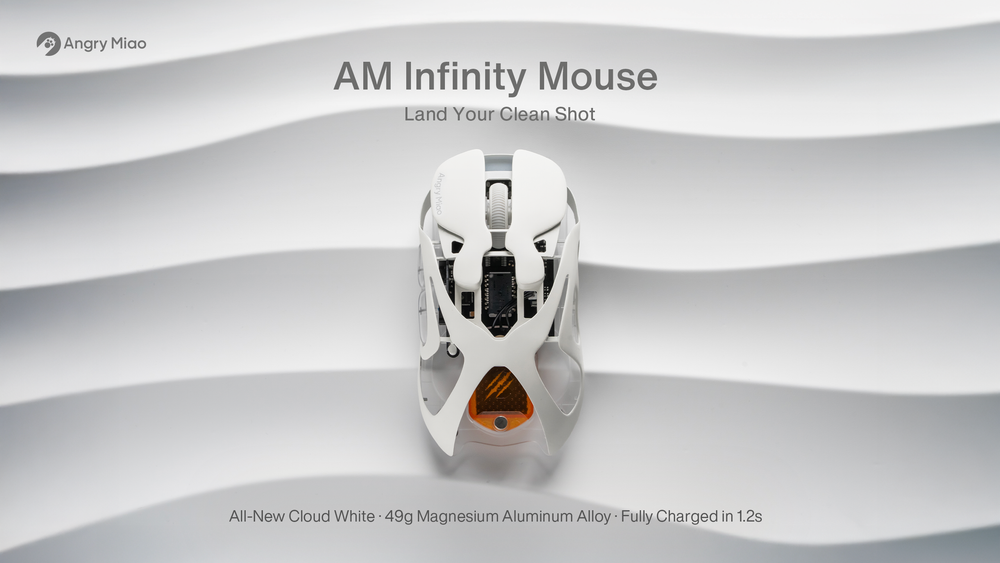 AM INFINITY MOUSE - Cloud White – Angry Miao