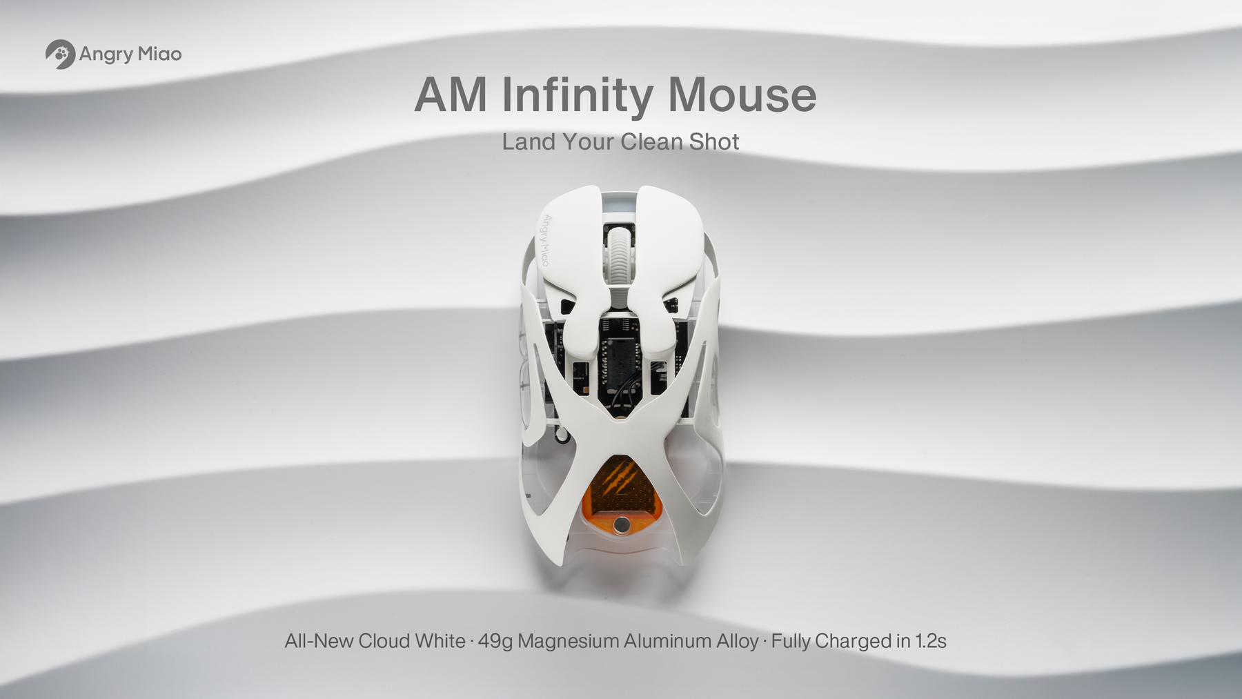 AM INFINITY MOUSE - Cloud White