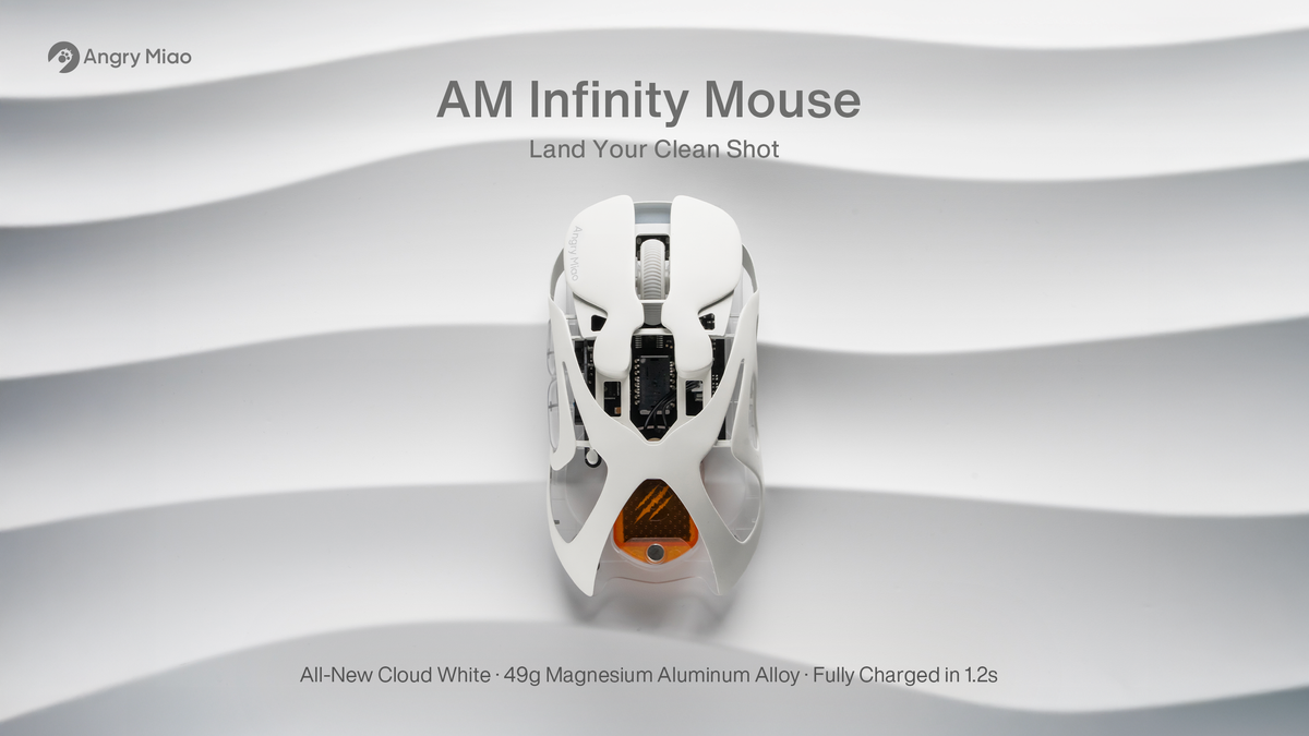 AM INFINITY MOUSE - Cloud White – Angry Miao