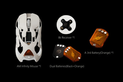 AM INFINITY MOUSE - Cloud White - Angry Miao