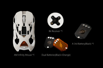 AM INFINITY MOUSE - Cloud White - Angry Miao