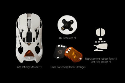 AM INFINITY MOUSE - Cloud White - Angry Miao