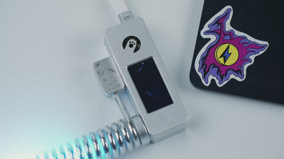 AM x WINSHOP PixelGlow Hub Coiled Cable — Custom Display & Glow