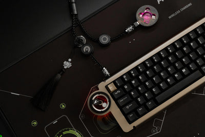 AM x WINSHOP Split Dual 8K Braided Metal + OCC Gaming Cable - Angry Miao