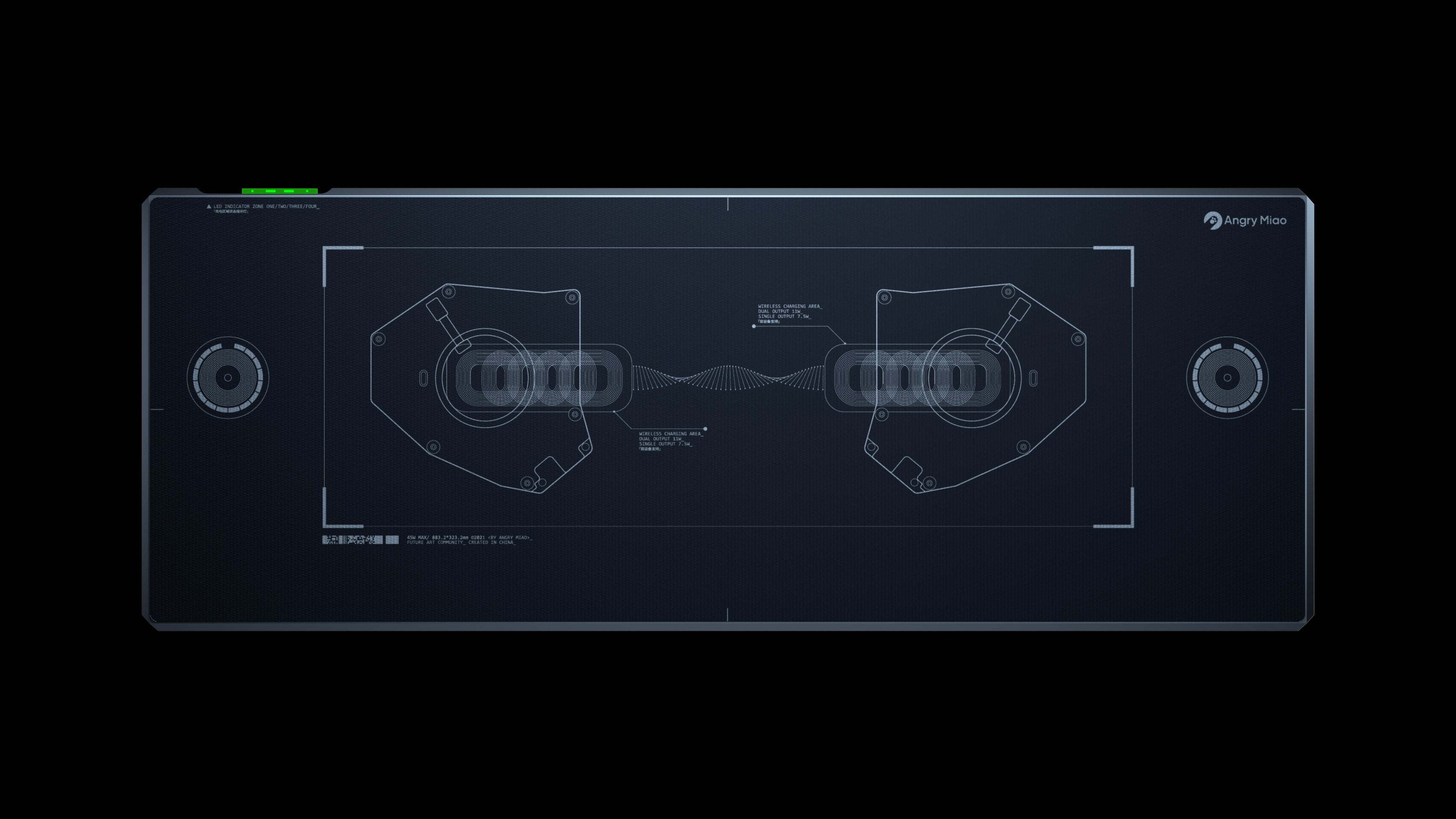 CYBERMAT R2 - Wireless Charging Mat